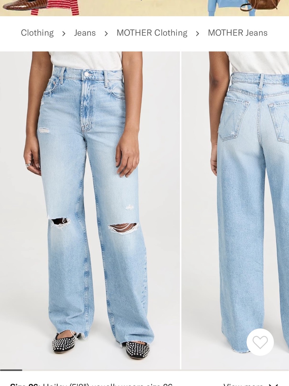 MOTHER High Waisted Spinner Zip Chew in Rollin' Around